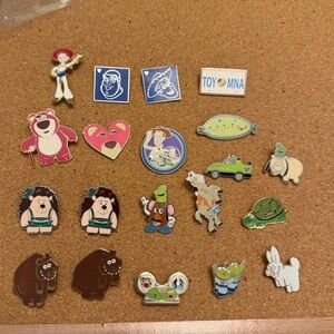 Authentic Disney Toy Story Miscellaneous Set of 20 Pins